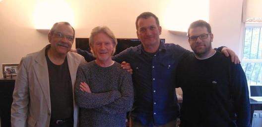 Ernie Watts, Alan Broadbent, Kerem Görsev ve ben